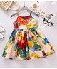 Mark & Mia Sleeveless Floral Printed Frock - Multicolour