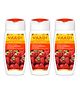 Vaadi Herbals Pack Of 3 Strawberry Scrub Lotion With Walnut Grains Pack of 3 - 110 ml Each