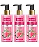 Vaadi Herbals Pack Of 3 Hydrating Rose & Jasmine Hand Wash - (250 ml X 3)