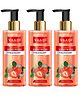 Vaadi Herbals Pack Of 3 Deep Moisturizing Strawberry Hand Wash - (250 ml X 3)