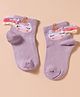 Mustang  Socks With Unicorn Theme Design - Lavender