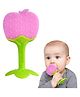 FunBlast Fruits Silicone Baby Teether Toy for Kids  Pack of 1 (Apple)
