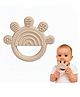 FunBlast Round Shape Silicone Baby Teether Toy for Babies  Pack of 1 (Brown)