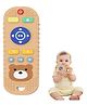FunBlast Remote Shape Silicone Baby Teether Toy for Babies  Pack of 1 (BrownA)