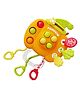 FunBlast Montessori Pull String Teething Toy for Babies  Pack of 1 (Pumpkin)