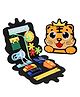 FunBlast Tiger Theme Busy Book Binder Board Toys for Toddlers - Pack of 1 (Multicolor)