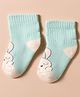 Mustang Knit Ankle Length Socks with Bunny Design - Mint