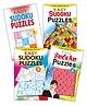 Set of 4 Sudoku Puzzles Books Easy - English