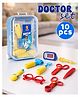 Fiddlerz Doctor Set for Kids Medical Kit Pretend Play Accessories Doctor Kit for Boys & Girls 3 Years+ (Blue) - 10 Pcs