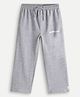 chuckleberrie Cotton Knit Solid Track Pants - Grey