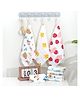 Domenico Premium Ultra Soft Muslin Cotton Wash Cloth Pack of 3 - (Colour & Print May Vary)