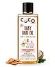 Coco Crush Cold-Pressed Baby Hair Oil | Nourishing Almond, Coconut, Castor Oils with Vitamin E | Supports Soft, Healthy Hair Growth - 200 ml