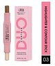 Beauty Berry Duo Contour and Highlighter Stick Infused with Cocoa Butter (Shade - 03)- 3.1 g + 3.1 g