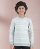 CRIMSOUNE CLUB Viscose Woven Full Sleeves Abstract Designed Sweater - Blue