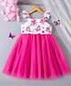 Mark & Mia Sleeveless Floral Printed Party Dress - Fuchsia