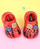 Cute Walk by Babyhug Marvel Clogs with Spider-Man Applique - Red