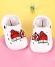 Cute Walk by Babyhug Marvel  Back Strap Clogs With Spider Man Applique - White & Red