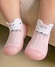 Cute Walk by Babyhug Slip On Sock Shoes - Pink