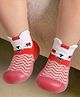 Cute Walk by Babyhug Slip On Sock Shoes - Orange