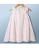 Dew Drops Cotton Woven One Piece Dresses/Frocks Sleeveless Gingham PEACH 4-5 Years