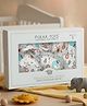 Polka Tots Pack of 5 100%  Muslin Cotton Printed Clothing Gift Set - Bear Print