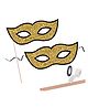 hoblie Golden Glitter Masquerade Eye Mask