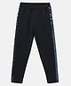 BYB Premium Knit Sequins Embellished Leggings - Navy Blue