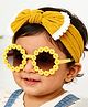 Babyhug Free Size Headbands with Bow Applique - Yelow