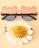 Babyhug Free Size Headband With Floral Applique & Animal Shaped Sunglasses - Multicolour