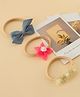 Bonfino Headbands With Applique Pack of 3 - Multicolor