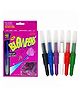 FLAZE Magical Coloring Spray Blow Pens for Kids Children, Pack of 6 Pcs Spray Blow Marker Sketch Pen for Kids,- PACK OF - 2 - ( COLOR MAVY VARY )