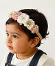 Bonfino Free Size Headband With Floral Applique - Multicolour