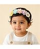 Bonfino Headband with Floral Applique Free Size - Multicolor