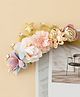 Babyhug Headbands With Floral Applique - Multicolor