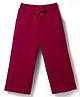 Kookie Kids Looper Knit Full Length Lounge Pant With Anchor Print - Red