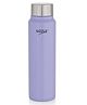 Sizzle Aura Stainless Steel Water Bottle 750 ml, Single Wall, Leak Proof Lid, Lightweight, BPA Free | For School, Office, Gym | Purple