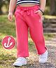 Kookie Kids Looper Knit Full Length Lounge Pant With Anchor Print - Fuchsia