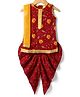 Saka Designs Cotton Woven Sleeveless Floral Printed Kurta & Churidar With Dupatta & Lace Detailing - Red