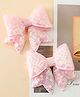 Pine Kids Free Size Bow & Butterfly Clips Pack of 2 - Pink.