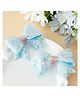 Pine Kids Free Size Bow & Butterfly Clips Pack of 2 - Blue