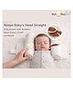 NeonateCare Adjsutable Pillow with Mustard seeds - White pillow with Mustard seeds
