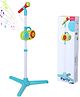 NEGOCIO Kids Standing Microphone With Adjustable Stand Sing Along Toddler Mini Karaoke Machine Microphone Stand for Kids Microphone With Stand- Pack of 1 - Color May Vary