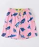 Mark & Mia Swimming Trunks with Fish Print - Pink