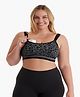 Momcozy Leopard Pattern Printed Hands Free Pumping Bra - Leopard Black
