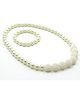 Aabacus Pearl Detailed Jewellery Set - Off White