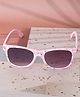 DukieKooky Rainbow & Unicorns Printed Wayfarer Sunglasses - Baby Pink