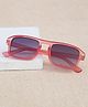 DukieKooky Solid Uv Protected Square Sunglasses - Red