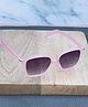 DukieKooky Solid UV Protected Square Sunglasses - Pink