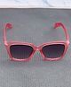 DukieKooky Solid UV Protected Square Sunglasses -  Red