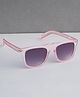 DukieKooky Solid UV Protected Square Sunglasses - Pink